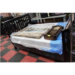 SHOWHOME DBL SLEIGH BEDFRAME