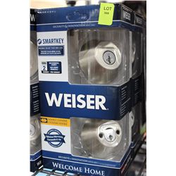 WEISER SMARTKEY DBL CYLINDER DEADBOLT