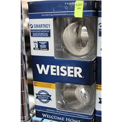 WEISER SMARTKEY SINGLE  CYLINDER DEADBOLT