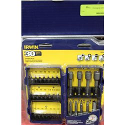 IRWIN 30 PC SCREWDRIVER BIT SET