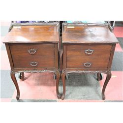 ANTIQUE SMOKE STAND X2