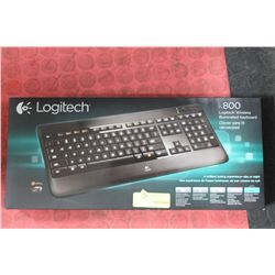 LOGITECH K800 WIRELESS KEYBOARD AND MOUSE COMBO