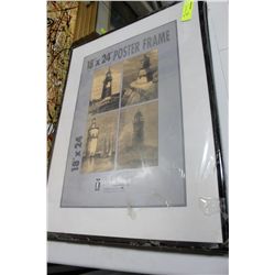 SHOWHOME STACK OF 6 18" X24" POSTER FRAMES