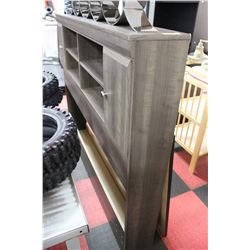 QUEEN BOOKCASE HEADBOARD