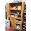 Image 1 : 4 DOOR OFFICE CABINET W OFFICE SUPPLIES