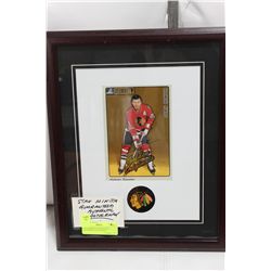 TED LINDSAY GUARANTEED AUTHENTIC AUTOGRAPHED CARD