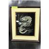 Image 1 : FRAMED MOTHER OF PEARL DRAGON PICTURE