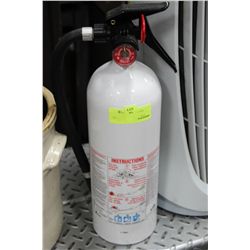 FULLY CHARGED WHITE FIRE EXTINGUISHER