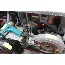 SKIL SAW CIRCULAR SAW SOLD W MAKITA 1/2" ELECTRIC