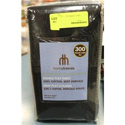 300 THREAD COUNT DBL FLAT SHEET X2