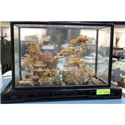 JAPANESE VILLIAGE CORK ORNAMENT