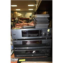 KENWOOD RECIEVER AMP/MULTIPLE CD PLAYER