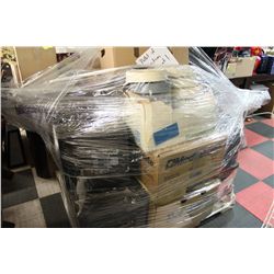 PALLET OF PROJECTION EQUIPMENT AND SLIDES ETC...
