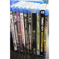 BUNDLES OF10 BLUE RAY'S X3