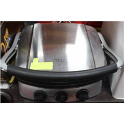 THE SHARPER IMAGE GRILL PRESS TWO SIDED