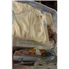 Image 1 : BOX OF NEW BABIES CLOTHES AND SUPPLIES
