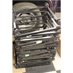 SET OF 7 CHAIR DOLLYS