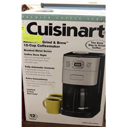 CUISINART AUTO GRIND& BREW 12 CUP COFFEE MAKER