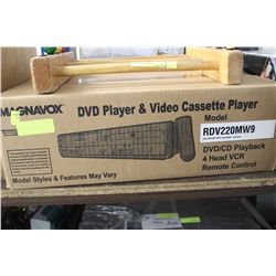 MAGNAVOX DVD AND VIDEO CASSETTE PLAYER