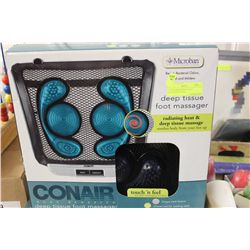 CONAIR DEEP TISSUE FOOT MASSAGER W/HEAT