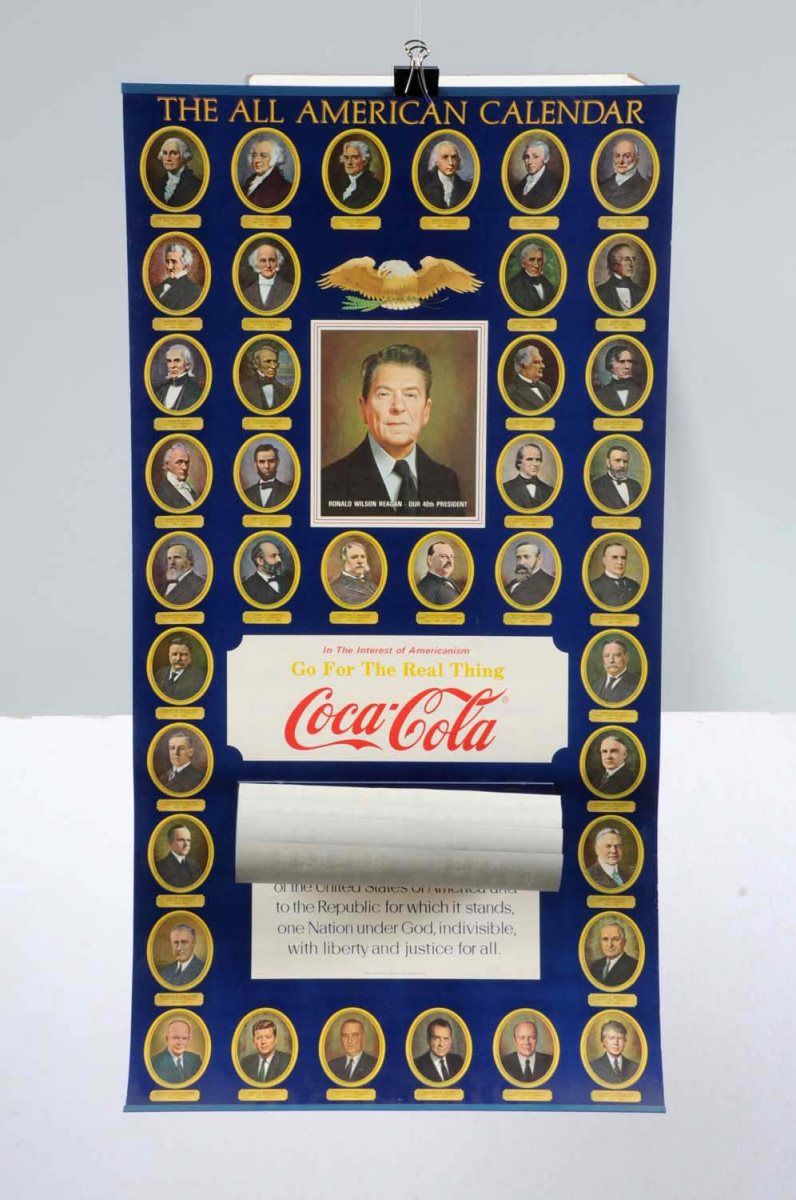 1981 CocaCola American Presidents Calendar.