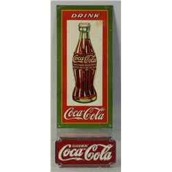 Lot of 2: Coca-Cola Signs.