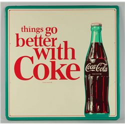 1960s Coca-Cola Tin Sign.