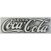 Image 1 : 1930s Porcelain Coca-Cola Script Logo Sign.