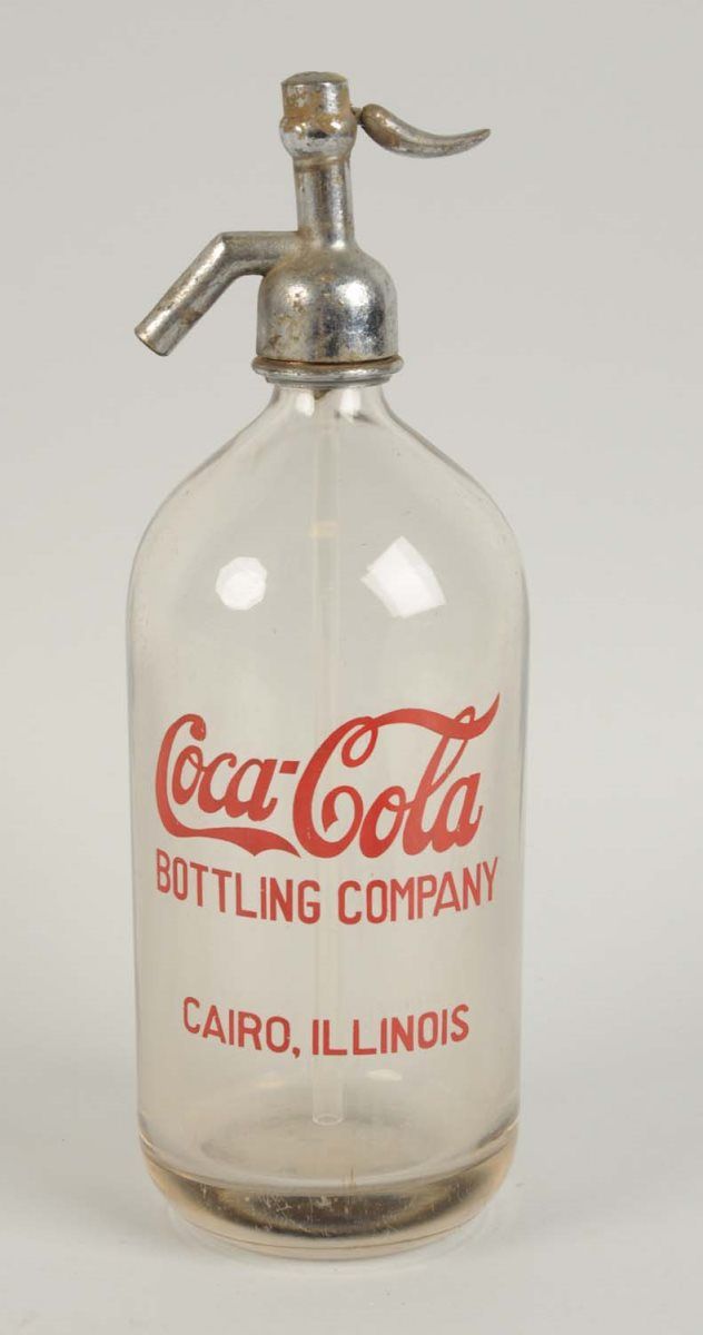 CocaCola Cairo, Illinois Seltzer Bottle.