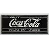 Image 1 : 1930s Coca-Cola Bunhoff Reverse on Glass Sign.
