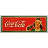 Image 1 : 1945 Masonite Coca-Cola Sign.