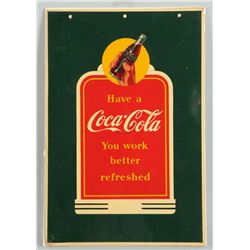 C.1940s Coca-Cola Sign Color Master or Proposal.