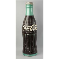 1950s Coca-Cola Styrofoam Display Bottle.