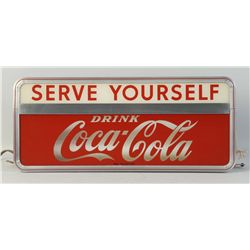 1950s Coca-Cola Gorgeous Countertop Lit Sign.
