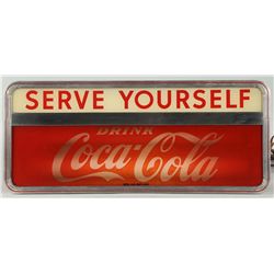 Coca-Cola 1950's Lighted Counter Sign.