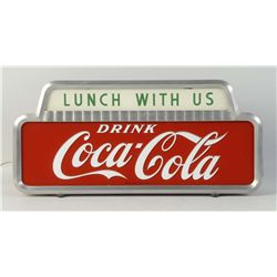 1950's Coca-Cola Lighted Counter Sign.