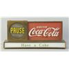 Image 1 : 1950s Coca-Cola Pause Motion Lighted Sign.