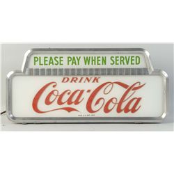 1950s Coca-Cola Counterop Lighted Sign.