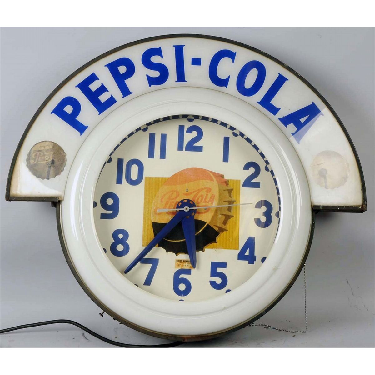 1950s Pepsi Cleveland Neon Clock.