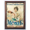Image 1 : 1900 Moxie Embossed Tin Sign.