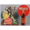 Image 1 : Lot of 2: Small Heavy Cardboard Moxie Signs.