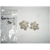Image 1 : VINTAGE *VERY RARE* BEAUTIFUL EARRINGS STAMPED *GERMANY* WITH VERY UNIQUE FLOWER DESIGN AND CLIP BAC