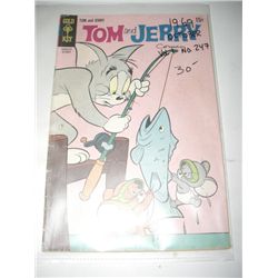 1969 VERY RARE *TOM AND JERRY* OCTOBER VOL.1 NO.247 COMIC BOOK VALUE $30.00!! COMIC CAME OUT OF ESTA