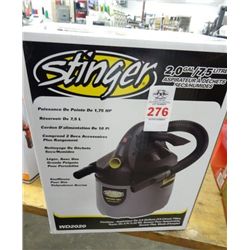 Stinger 2 Gallon Shop Vac