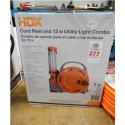 HDX Cord Reel & Utility Light Combo