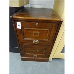 Mahogany 2-Drawer File - No Shipping