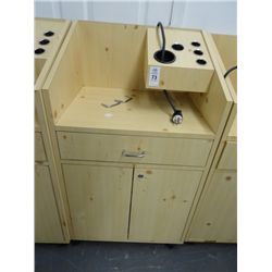 Knotted Pine Hair Stylest Station - No Shipping