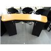 Image 1 : Black Base, Cherry Top Manicurist Station - No Shipping