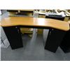 Image 1 : Black Base, Cherry Top Manicurist Station - No Shipping