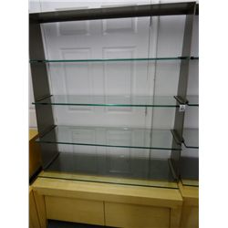 4-Shelf Glass Display Cabinet - No Shipping